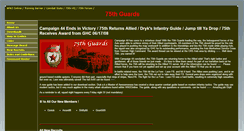 Desktop Screenshot of 75thguards.com